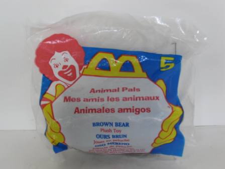 1997 McDonalds - #5 Brown Bear - Animal Pals